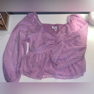 Lilac Shirt- size large💜